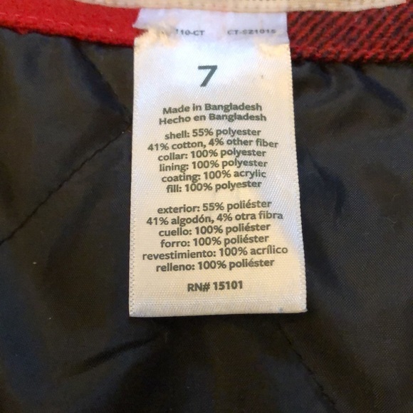 Carter’s Size 7 Buffalo Coat - Picture 3 of 4